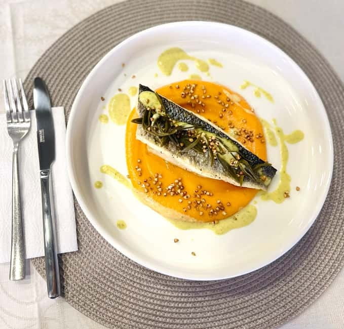 Dia: Day & Sunset Cruise with Menu by Greece's Top 100 Chef - Chef Giorgos Chronakis menu at sea: what you can expect to eat