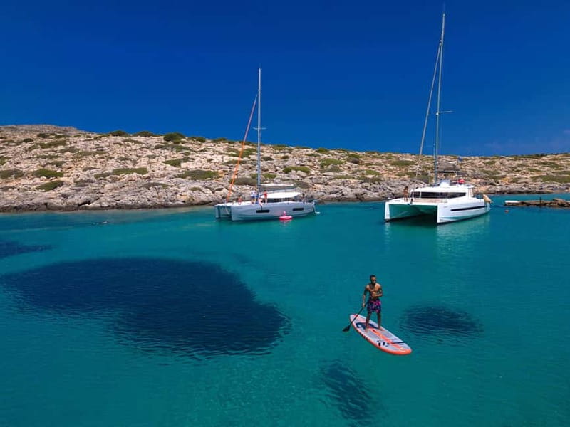 Dia Island Catamaran – Premium Lunch, Open Bar, Small Group - What the Day’s Timing Feels Like (6.5 to 8.5 Hours)