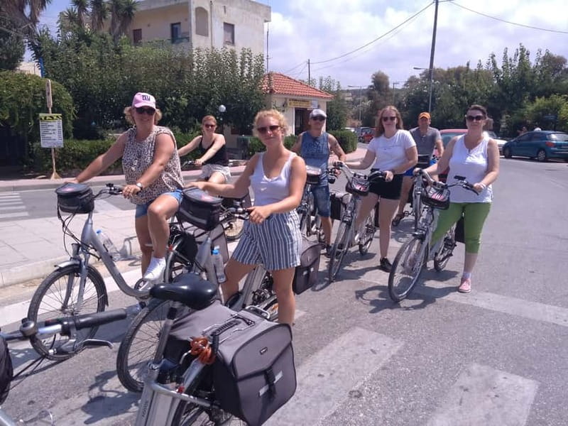 e-Bike Cycling Tour to Arkadi Monastery Full Lunch included - Pigi Village and Adele: finishing with photos and an easy roll back