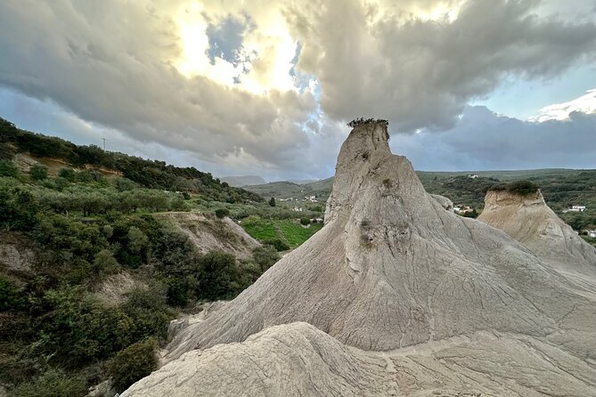 Elafonissi Beach Private Custom Tour – Crete’s Pink Sand Paradise - Komolithi clay mounds: a fast stop with big visual punch