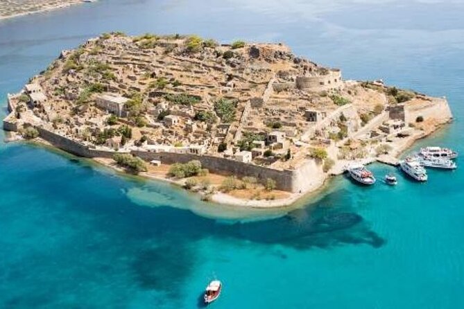Elounda: Spinalonga Prof. Guided Boat Tour w/ BBQ + Swimming - Kolokytha swim stop and the BBQ lunch onboard