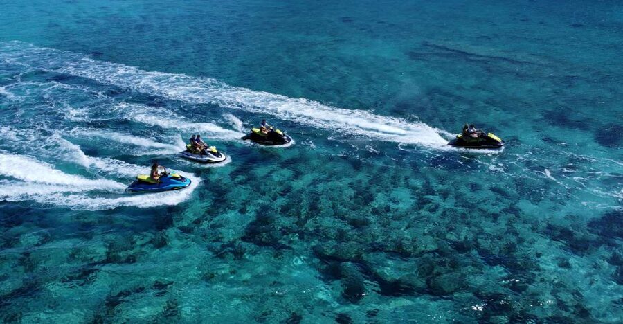 Falasarna: Jet Ski Safari to Balos Beach - The guided jet ski safari: 30–40 minutes of controlled speed
