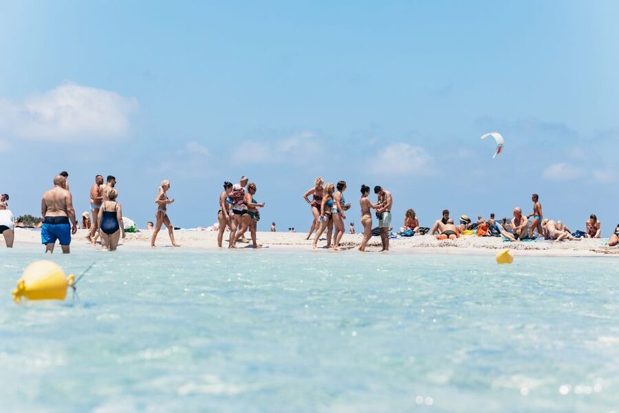 From Chania: Day Trip to Elafonisi Island Pink Sand Beach - The Elos lunch stop after the beach: plan for food on your own