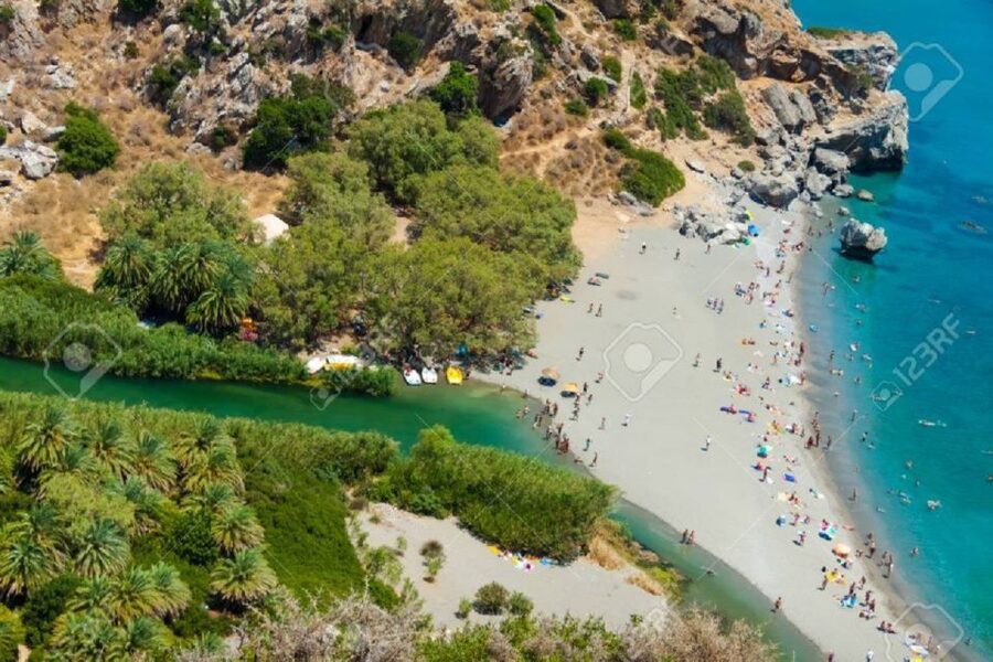 From Chania: Day Trip to Preveli Palm Beach - Kourtaliotiko Gorge Photo Stop: Wind, a Short Walk, and Possible Extra Costs