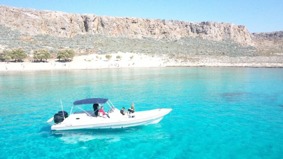 From Chania: Private Balos Bay & Gramvousa Island Boat Trip - The On-Water Experience: Skipper Style, Snorkel Gear, and Snacks