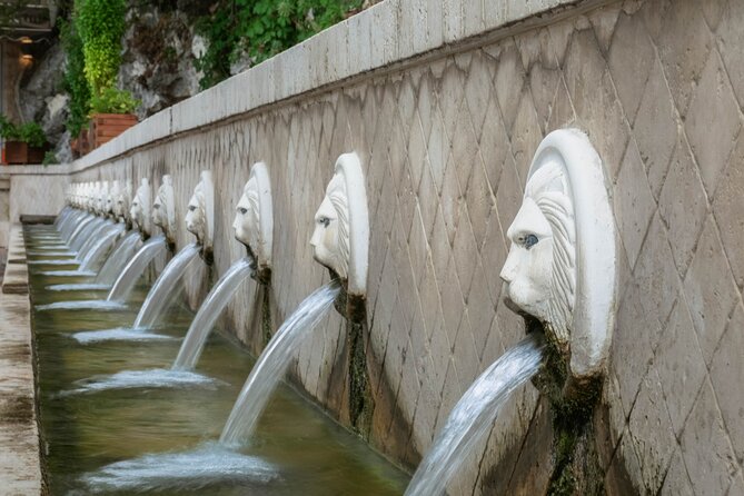From Chania private trip to Spili-Kourtaliotiko-Kalypso beach - Spili: lion-head fountains and a colorful mountain village hour