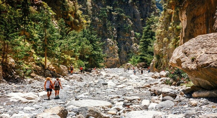 From Chania/Rethymno: Samaria Gorge Easy Way - From Pickup To Omalos: Getting Into Samariá Gorge Territory