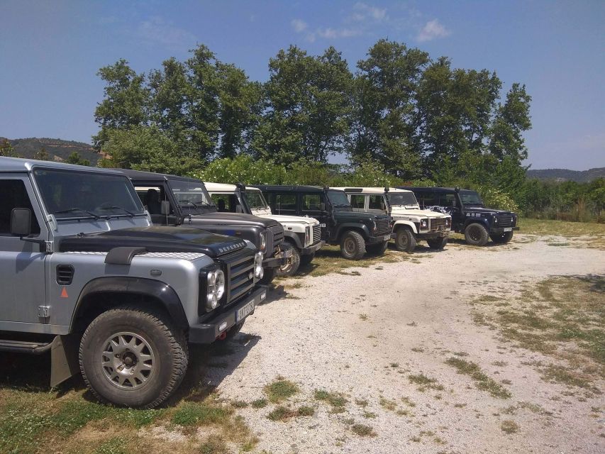 From Chania: White Mountains Land Rover Safari - Orange groves and rural villages: the climb starts long before the hut