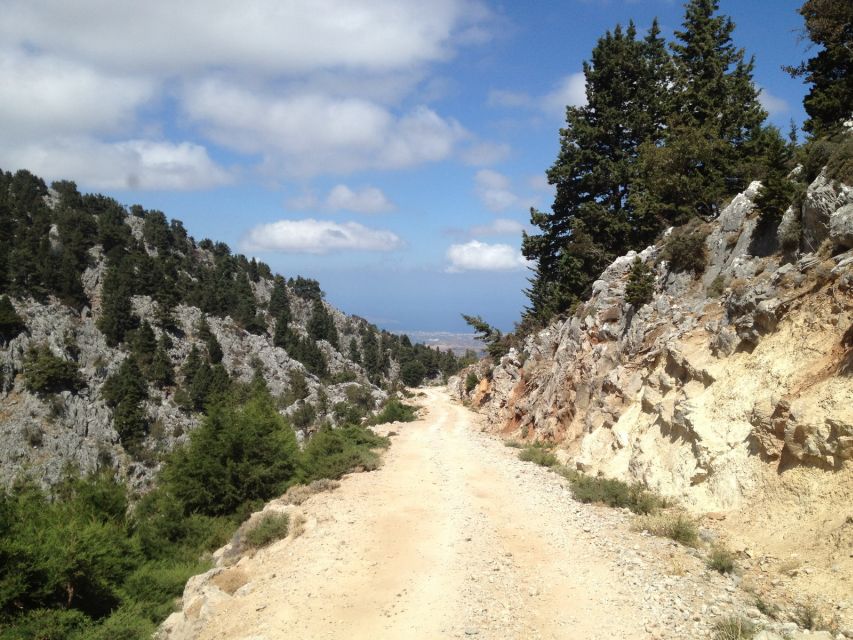 From Chania: White Mountains Land Rover Safari - Panoramas at 1,350 meters: the view stop is the reward