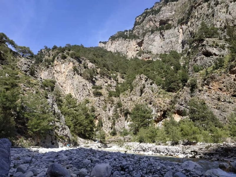 From Georgioupolis: Roundtrip Transfer to Samaria Gorge - Ferry to Chora Sfakion and the ride home (with possible late timing)