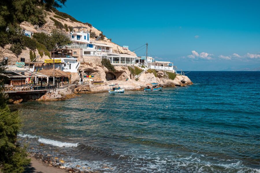 From Heraklion: Day Trip to Matala Hippie Beach and Caves - The Matala caves: Roman-era tombs and the stair reality