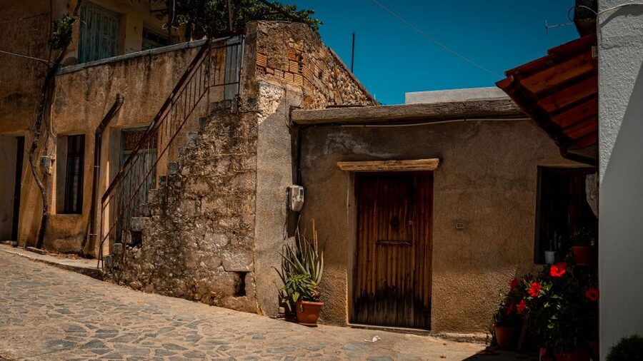 From Heraklion: Kritsa & Myrtos Villages East & South Crete - Kritsa village: Venetian architecture, chapels, and loom-made weaving