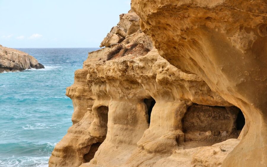 From Heraklion: Matala Hippie Beach, Relaxing Trip & Pickup - Matala Beach: Swim, Shade, And Simple Choices