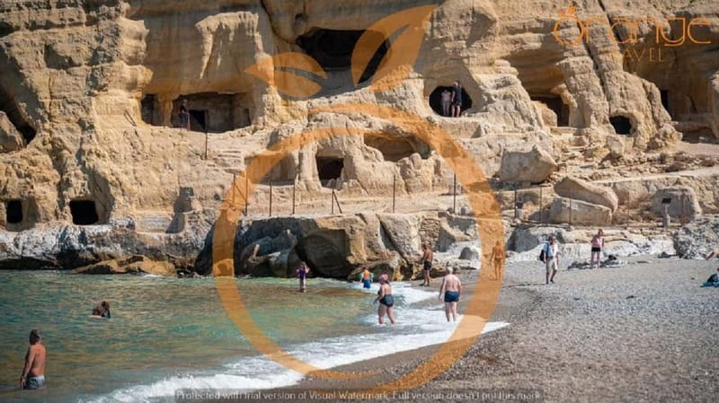From Heraklion : Matala- Hippie's Beach Half-Day Tour - Hippie Village Wandering: Colorful Shops, Real Harbor Life