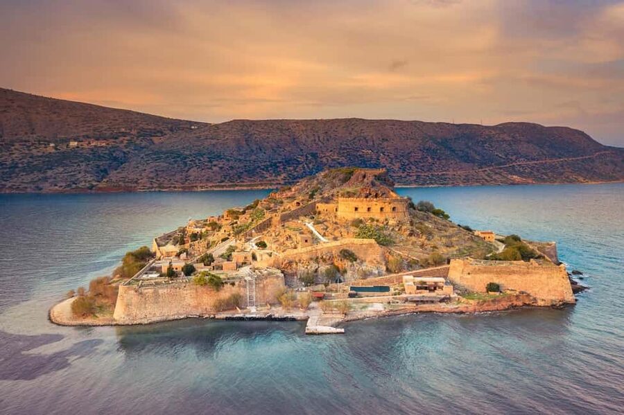 From Heraklion:Spinalonga ,Elounda & Ag. Nikolaos with Lunch - Price and value: what $58 buys, plus the €20 Spinalonga entry