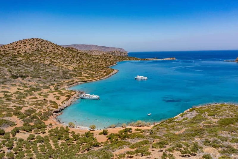 From Heraklion: Spinalonga Guided Tour, Agios Nikolaos & BBQ - From Heraklion pickup to Elounda port: the bus part you can plan around