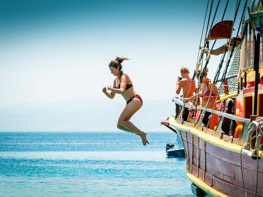 From Hersonissos: Half-Day Pirate Boat Trip with Lunch - Lunch on Board: The Menu Sounds Solid, But Check Your Expectations