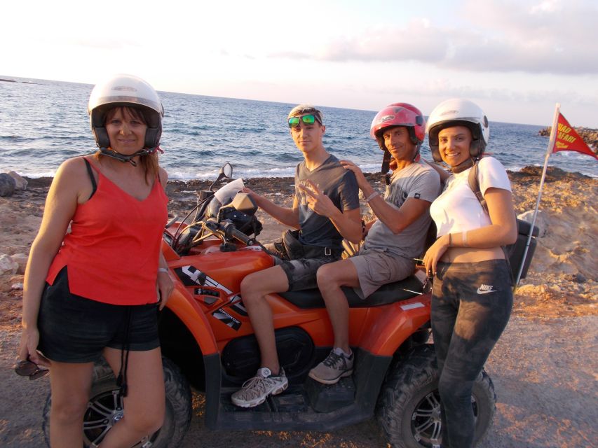 From Hersonissos/Malia: Guided Sunset Quad Safari - Safety Briefing and How the Guide Sets the Tone