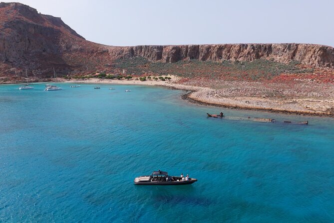 From Kissamos Balos And Gramvousa Speedboat Cruise with Drinks - Balos Lagoon: pink sand, snorkeling, and protected wildlife