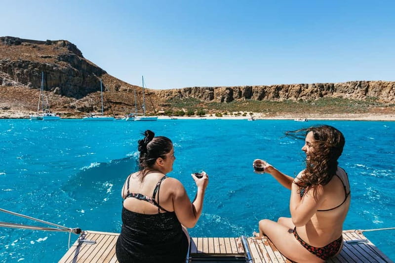 From Kissamos: Balos Gramvousa Sailing Cruise with Lunch - Balos Lagoon beach time: swimming, snorkeling, and why this place is so photogenic