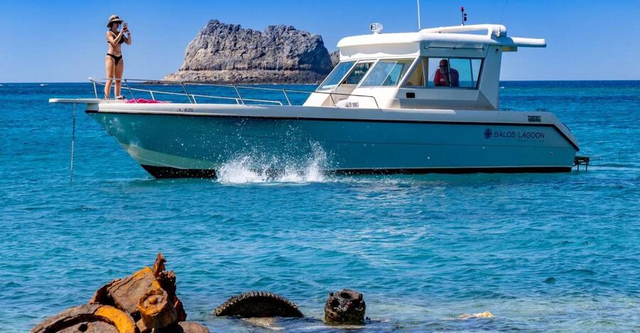 From Kissamos Port: Private Boat Cruise to Balos & Gramvousa - Price and value for up to five people