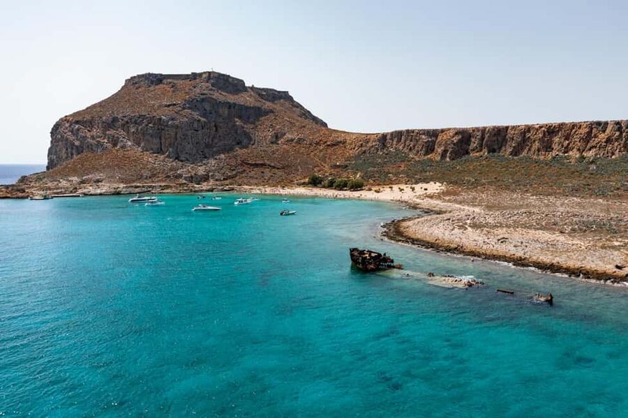 From Rethymno: Balos Lagoon, Gramvousa Peninsula with PickUp - Gramvousa peninsula: fortress views if you’re up for the climb