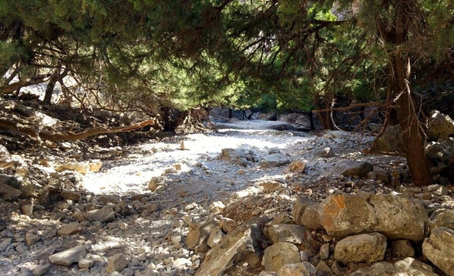 From Rethymno/Chania: Imbros Gorge Hike - The Route: Imbros Gorge is shorter than Samaria, but not softer