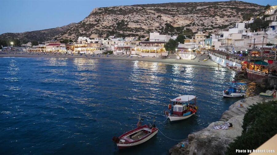 From Rethymno: Day trip to MATALA - AG.GALINI - SPILI - Matala’s Cliff Caves: From Neolithic Use to Hippie-Era Myth