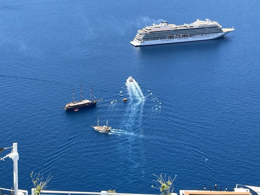From Rethymno: Full-Day Trip to Santorini by Boat - Getting comfortable: seats, AC, and sea-sickness prevention