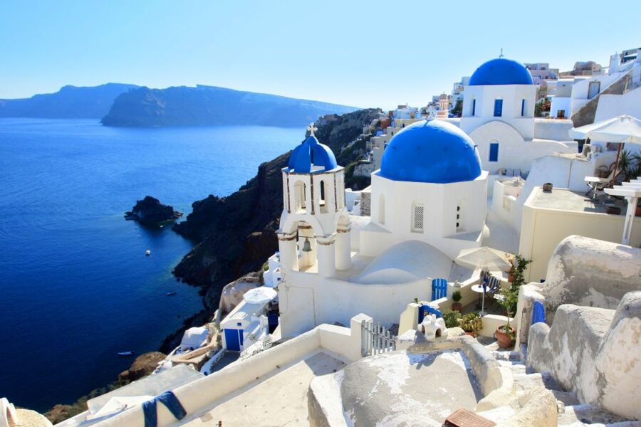 From Rethymno: Full-Day Trip to Santorini by Boat - Fira: the practical base for lunch, shops, and volcano clifftop views