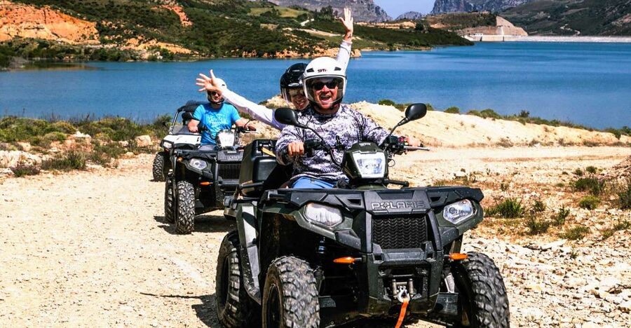 From Rethymno: Half-Day Quad Bike Safari - The 10-minute summit break: short stop, big payoff