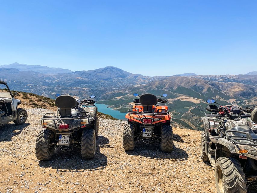 From Rethymno: Half-Day Quad Bike Safari - Café Gidospito and Lake Potami: your traditional coffee stop