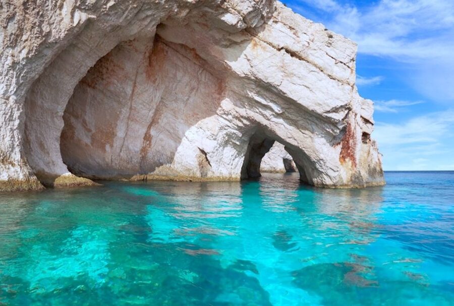 From Zakynthos: 1-Hour Visit to the Blue Caves - Where you meet: Theodosis Cruises and the “show up ready” vibe
