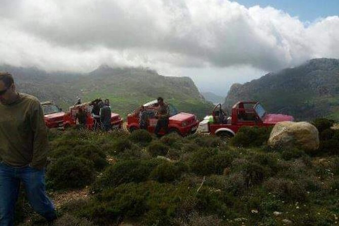 Full-Day 4x4 Self-Drive Safari in East Crete with Lunch - Descending to 900 m: windmills, crops, and the plateau sweep