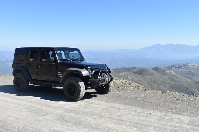 Full-Day Hiking and Running Adventure in South Crete - Jeep Wrangler comfort, pickup, and tiny groups that actually listen