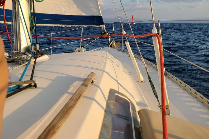 Full Day Private Luxury Escape Sailing - Getting back in: late-day views as you return to Heraklion