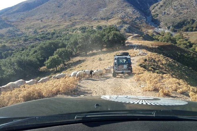 Georgioupolis Safari Off Road Tours Outdoor Activities Land Rover Defender - Myriokephala Monastery and the village café: your first taste of everyday Crete