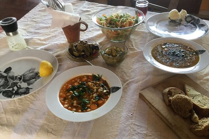 Greek Home Cooking Class at a Seaside Villa in Crete with Mary - Enter Mary’s Garden and the Terrace View