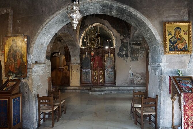 Guided Day Tour in Lasithi Plateau, Greek theme park and Villages - Krasi village time: the 2,000-year plane tree and spring water