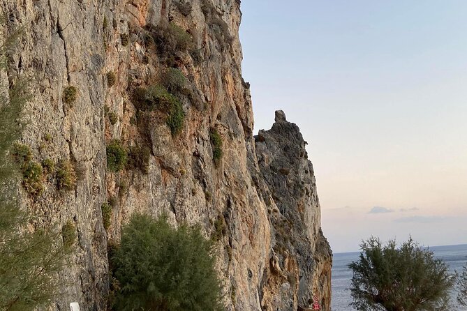 Half Day Rock Climbing on Crete with a Guide - Entering The Crags Near Plakias Tunnels