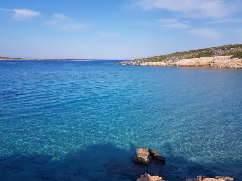 Heraklion Areas : Elounda Boat Trip -The Authentic - Skistra beach: the quieter swim stop you’ll remember