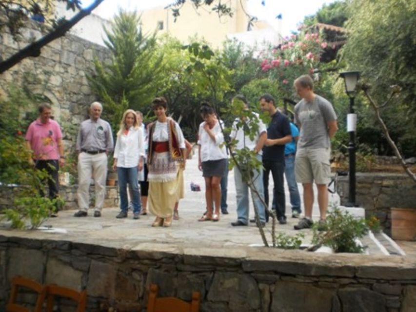 Heraklion Crete: Cretan and Greek Dance Lesson at Arolithos - Entering Arolithos Traditional Cretan Village: where the day starts