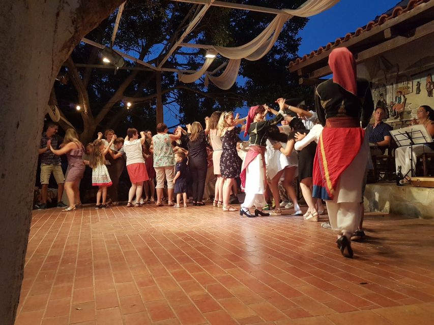 Heraklion Crete: Cretan and Greek Dance Lesson at Arolithos - Welcome terrace view: a calm start before you learn steps