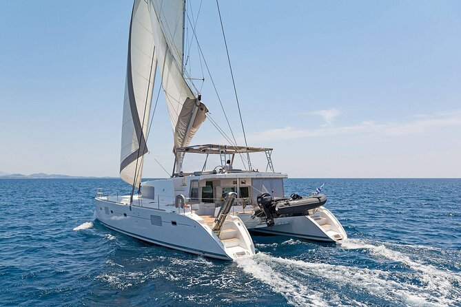 Heraklion: Dia Catamaran Cruise with Lunch by Top-50 Greek Chef - Dia Island on a big catamaran: what makes this day special