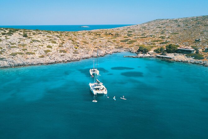 Heraklion: Dia Island Catamaran Cruise with Water Toys - The Lunch and Drinks: This Is More Than Fuel Between Swims