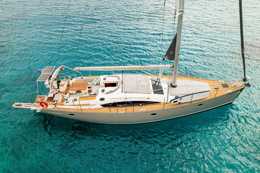 Heraklion: Dia Island Luxury Sailing Trip with Meal & Drinks - What you get on board: space, air-conditioning, and smart comfort