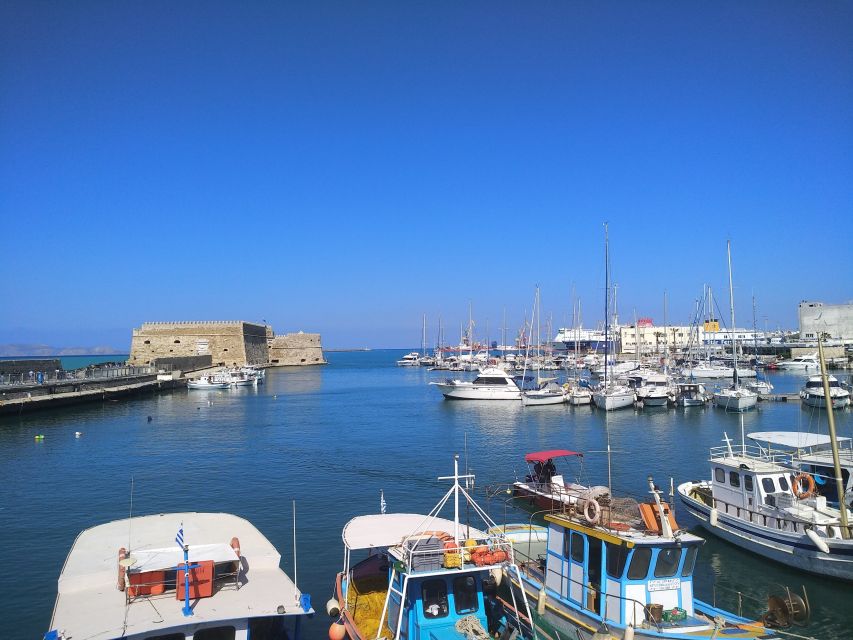 Heraklion: Ecobike Sightseeing Tour with Greek Meze - Venetian Walls: the best kind of photo stop