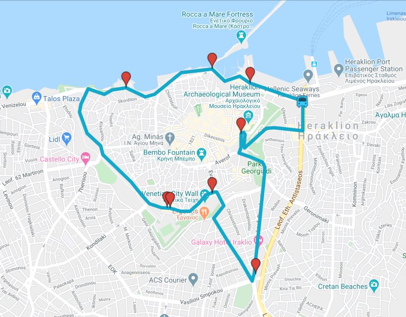 Heraklion: Hop-on Hop-off Open Top Bus Sightseeing Tour - Price and Value: Is $22.58 Worth It?