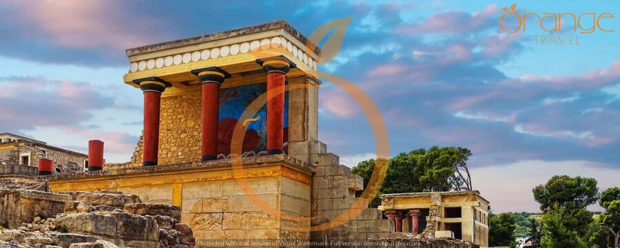 Heraklion : Lasithi Plateau - Zeus Cave & Knossos Palace - Knossos Palace: myths and scale in a 5-floor maze