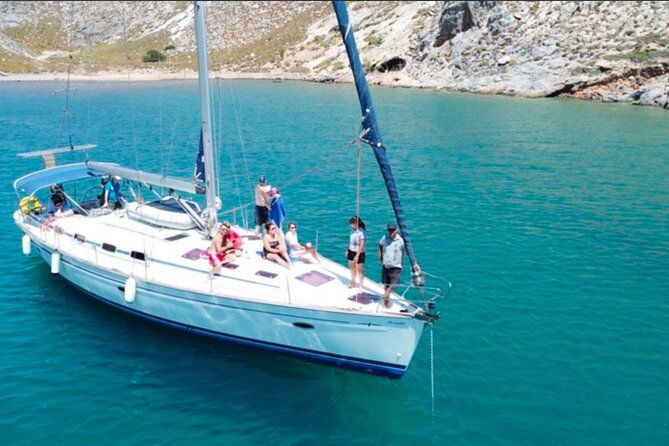 Heraklion: Nature Reserve Full day sailing to Dia Island & Lunch - Agrilia Bay: your first swim stop with fewer crowds